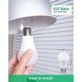 thumbnail image 3 of Bombilla LED E27 Blanco Frío 9W Equivalente a 60W 6000K 806lm MACHAO Paquete de 6, 3 of 5