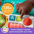 thumbnail image 5 of Fisher-Price Laugh & Learn 4-in-1 Snack Cart Baby Walker & Toddler Learning Toy with 14 Play Pieces, 5 of 8