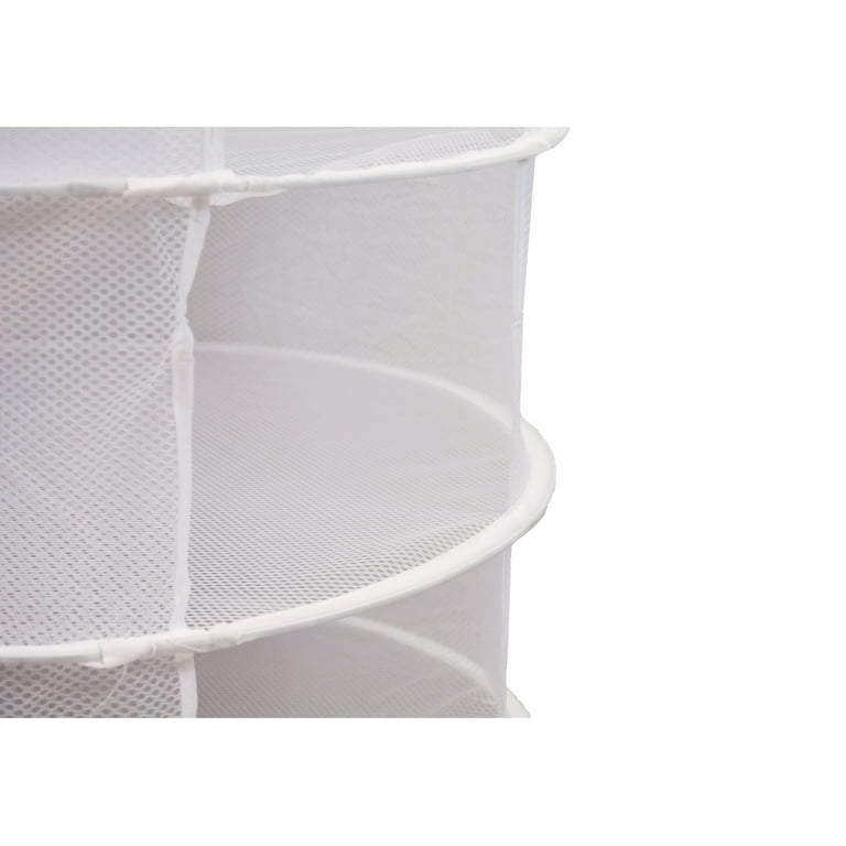 Viagrow Dry Net Hanging Herb Drying Rack in White (8-Rack) VDRY100
