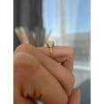 thumbnail image 6 of 2.00Ct Emerald Cut Art-Deco Lab-Grown Diamond Trilogy Engagement Ring, 10K Rose Gold, US 9.5, 6 of 8