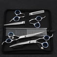 thumbnail image 4 of Ergonomically Designed Grooming Scissors, Stainless Steel Hairdressing Shears With Professional Coating For Comfortable And Safe Home Or Salon Grooming (Rounded Tips,, 4 of 6