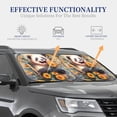 thumbnail image 4 of Gukieu Elegant Cute Panda Sunflower Print Car Windshield Sun Visor, Foldable Anti-UV Car Sun Visor Suitable for Vans, Trucks Car Accessories-Medium, 4 of 6