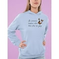 thumbnail image 2 of Be Someone's Sunshine Butterfly Hoodie Women -Image by Shutterstock, Female 5X-Large, 2 of 4