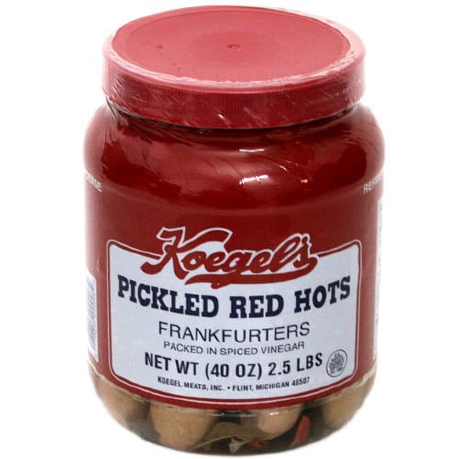 Koegel Red Hot Frankfurters 4 Jars 40oz ea