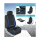 thumbnail image 2 of Funda De Asiento Universal Para Todas Las Estaciones 9 Piezas Estilo con Banda Belug Negro, Azul, 2 of 4