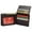Brown, variant on Mens Leather Multi Card Bifold with Double Flip-up 3 Id Windows RFID Blocking