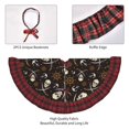 thumbnail image 4 of Kdxio Pirate Skulls Print Christmas Tree Skirt Christmas Xmas Tree Skirts Mat for New Year Holiday Christmas Party Decorations-30", 4 of 6