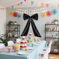 thumbnail image 3 of 41.3" x 25.6" Giant Coquette Bow Decor - Oversized Wall Bow for Birthday, Bridal & Baby Showers - Themed Party Backdrop, Wedding Decorations & Christmas Tree Topper, 3 of 5