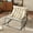 White, variant on Rocking Chair with Cushions & Armrests, Comfort Lounge Recliner, Breathable Ergonomic Lounge Chair for Bedroom, Living Room, Patio, Garden