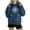 Navy, variant on SwiftWear Women's Snowflake Print Oversized Hoodie Winter Christmas Themed Casual Pullover Hooded Sweatshirt with Front Pocket, Soft Lounge Wear for Holiday Season Navy