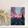 thumbnail image 2 of Edgy Modern Cityscape Canvas Print Home Interior Wall Decor, 2 of 8