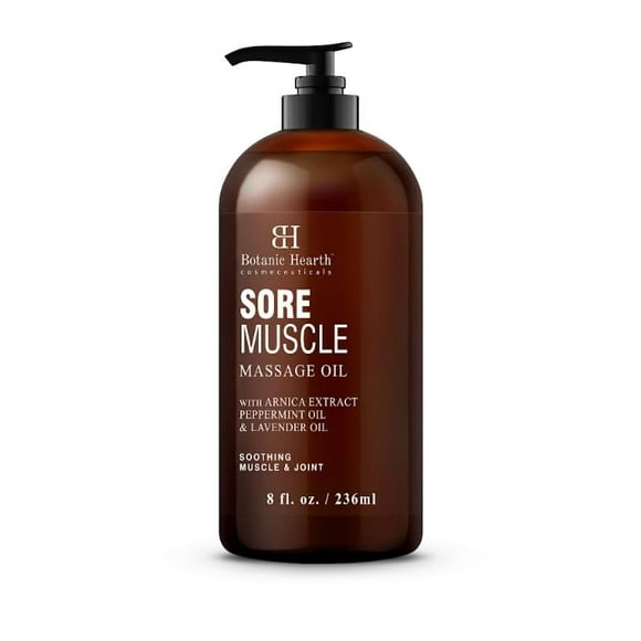 Aceite de masaje Botanic Hearth Sore Muscle con árnica, 240 ml