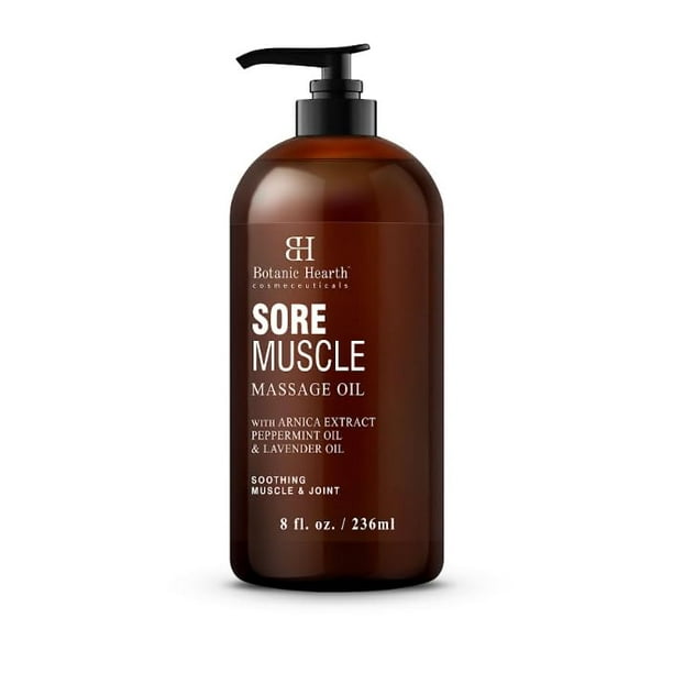 Aceite de masaje Botanic Hearth Sore Muscle con árnica, 240 ml