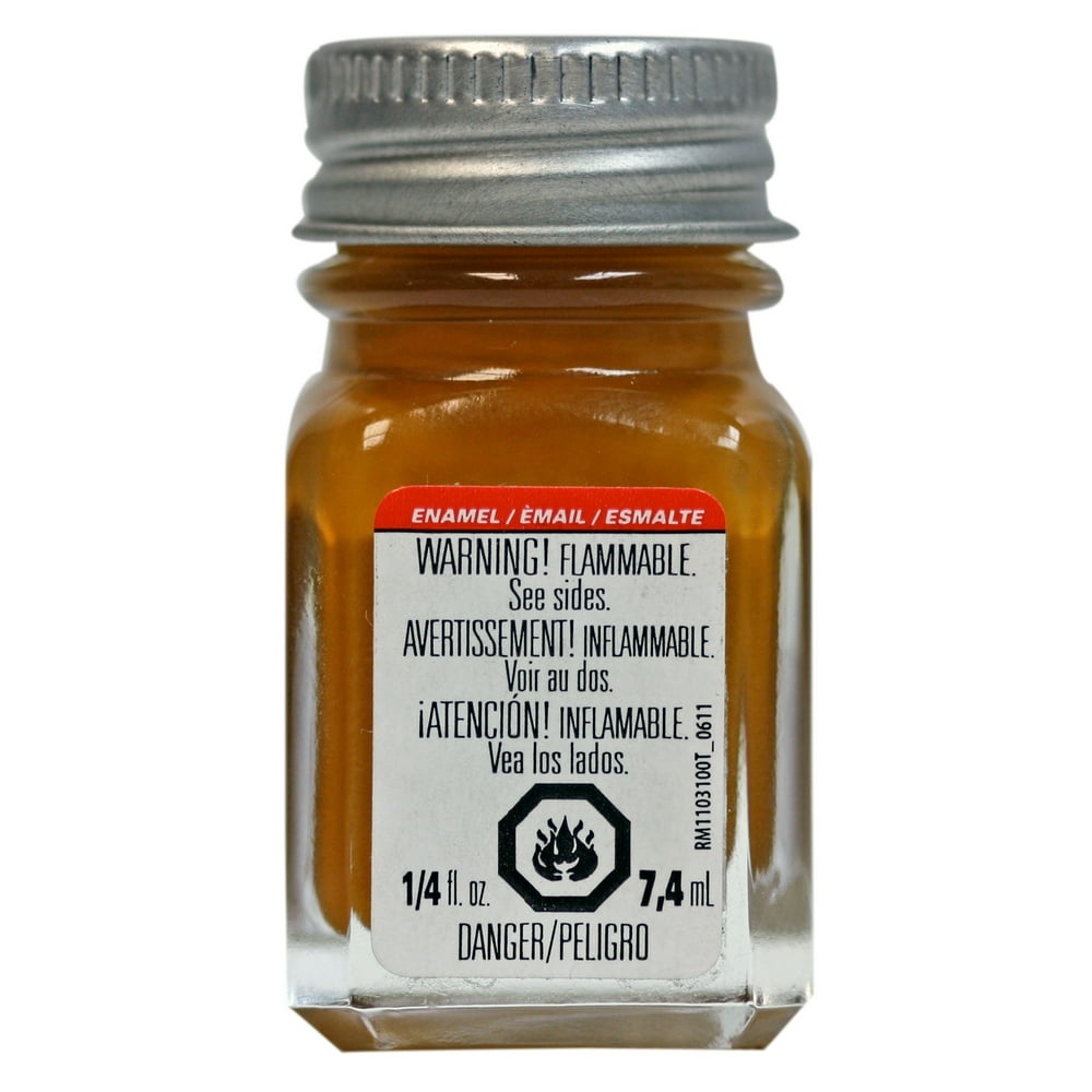 Testors Enamel Paint, .25 oz., Flat Military Brown