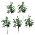 thumbnail image 5 of COSMOBETTY 5pcs Lifelike Cypress Picks with Short Branches and Leaves for Decoration, 5 of 8