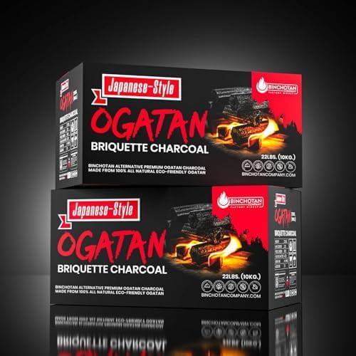 Ogatan Briquette Charcoal 22 lbs. Japanese Binchotan Style$$Garden & Patio