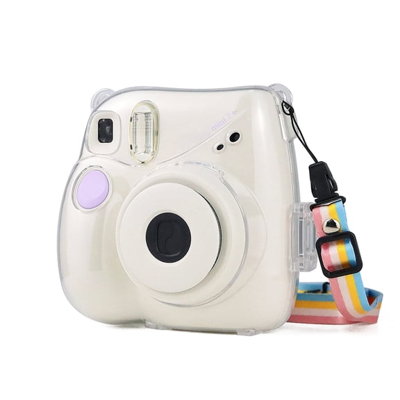 Protective Crystal Case with Strap For FUJIFILM Instax mini 7