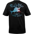 thumbnail image 2 of Salt Life Amerisail Short Sleeve Pocket Tee - Black, 2 of 2