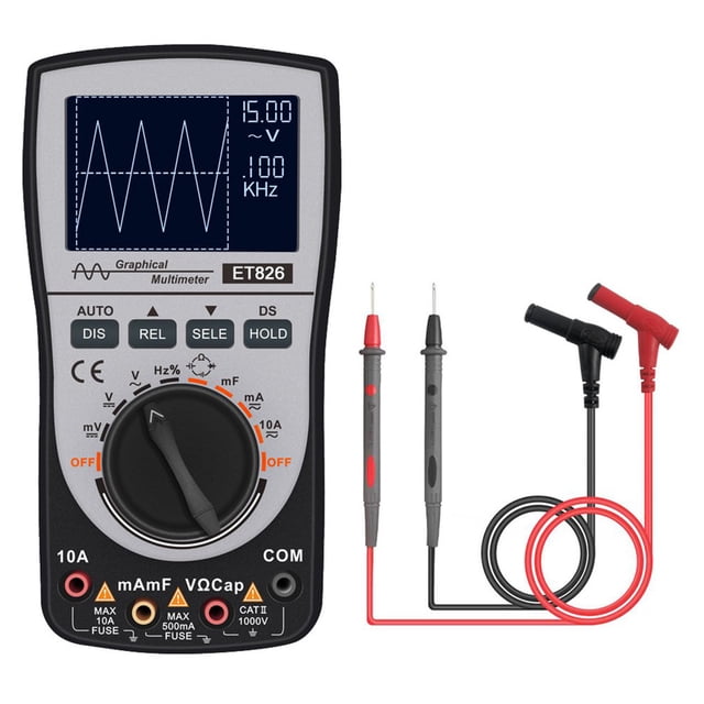 THORMN ET826 Digital Multimeter Auto Range Backlight Direct Current/AC Voltage Current Meter Capacitance Resistance Testers