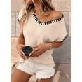 thumbnail image 2 of Women'S Sleeveless Sweater Casual V Neck Cap Sleeve Knit Pullover Tank Tops  L, 2 of 7
