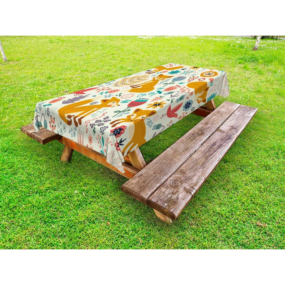 fox picnic blanket