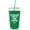 Green, variant on My Blood Type Is Iced Coffee, Neoprene Iced Coffee Cup Cooler, Gift and Party Favor Drinkware Ideas, Cold Drink Sleeve (Blush)
