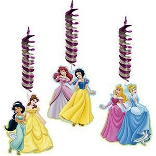 Disney Princess Hanging Decorations (3ct)