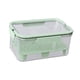 thumbnail image 4 of Contenedor de alimentos para acampar refrigerado con hielo, caja para refrigerios, sellado hermético, contenedor para guardar frutas y verduras en, 4 of 8