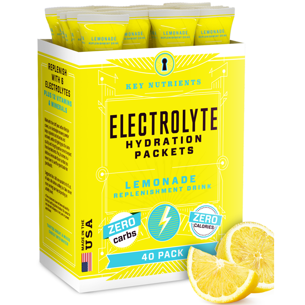 Key Nutrients Electrolytes Powder Refreshing Lemonade Electrolyte