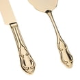 thumbnail image 3 of Ella Celebration Cake Knife & Server Set, Gold Wedding, Anniversary, Vintage Party Supplies (Elegant Light Gold Engravable), 3 of 7