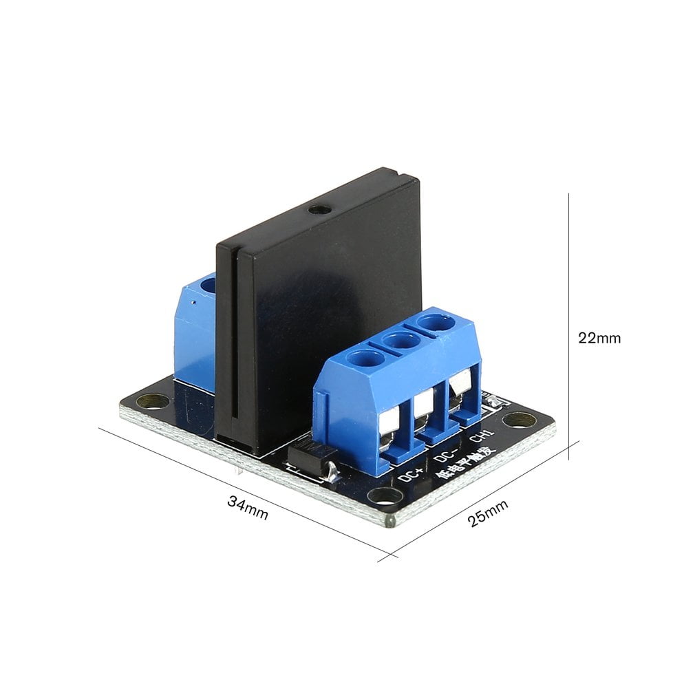 high or low level trigger 2-way solid-state relay module
