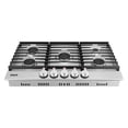 thumbnail image 6 of RCA 36 in. Legacy Collection Drop-In Gas Cooktop, 5 Burners, Cast Iron Grates, Metal Knobs in Stainless Steel, 6 of 11