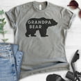 thumbnail image 2 of Grandpa Bear T-shirt, Unisex Men's Shirt, Grandpa T-shirt, Grandfather Shirt, Dark Heather Gray, Medium, 2 of 6