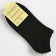thumbnail image 3 of NUZYZ Casual Women Solid Color Elastic Cotton Breathable Low Cut Ankle Boat Socks, 3 of 7