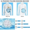 thumbnail image 4 of YOPTOP Travel Home Business Trip Portable Washing Machine 1 kg Laundry Quantity Mini Rotating Washer with USB Cable,#2, 4 of 6