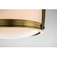thumbnail image 3 of Hudson Valley Lighting 6513SN Newport 2 Light Flush Mount Ceiling Fixture,Satin, 3 of 7