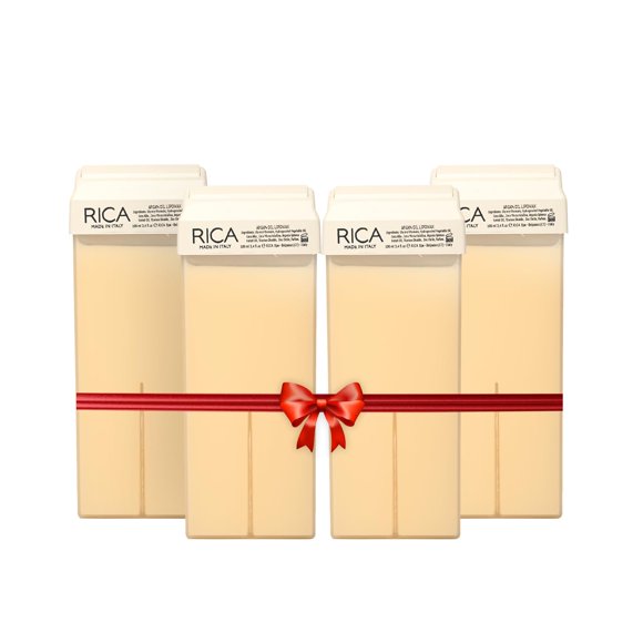 Rica Wax Argan Roll-On Wax Kit (Set of 4 Refill Wax) 100 ML