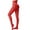 Red, variant on Women's Shimmery Tights Solid Color Opaque High Waist Pantyhose Shiny Stretchy Soft Dance Tights