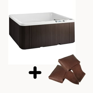 Lifesmart LS450DX Hot Tub - 7 Person, 22-Jet, Plug & Play Spa, Sea