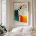 thumbnail image 5 of Interference - Digital Art Abstract Modern Art Geometric Psychedelic Surrealism Minimalist Oak Framed Wall Art Print 12 x 16 inches, 5 of 12