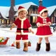 thumbnail image 5 of Disfraz de Papá Noel de Navidad para niños y niñas, conjunto de vestido rojo elegante para fiesta familiar de Carnaval y Año Nuevo, ropa para Cosplay, 5 of 7