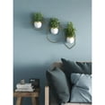 thumbnail image 2 of Brooklyn Metal Wall Planters, S3, 2 of 4