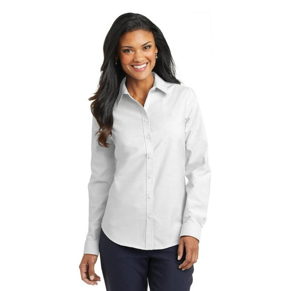 Port Authority Ladies SuperPro Oxford Shirt. L658