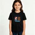 thumbnail image 2 of Girls Graphic Tees Just A Girl Who Loves Fishing Fish Cartoon Kids T Shirt Outdoor Tee 100% Cotton Short Sleeve Soft Tops 4-13Y, 2 of 5