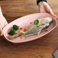 thumbnail image 3 of Travelwant Large Serving Platter Dessert Plate/Salad Plates - Serving Trays for Parties, Sushi, Oven Safe Dinnerware, 3 of 7