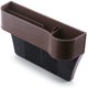 thumbnail image 2 of Organizador de espacio para asiento de automóvil, multifuncional con portavasos, caja de almacenamiento, NO SE AJUSTA a la consola central inferior al asiento (copiloto marrón) brillar Juguete, 2 of 6