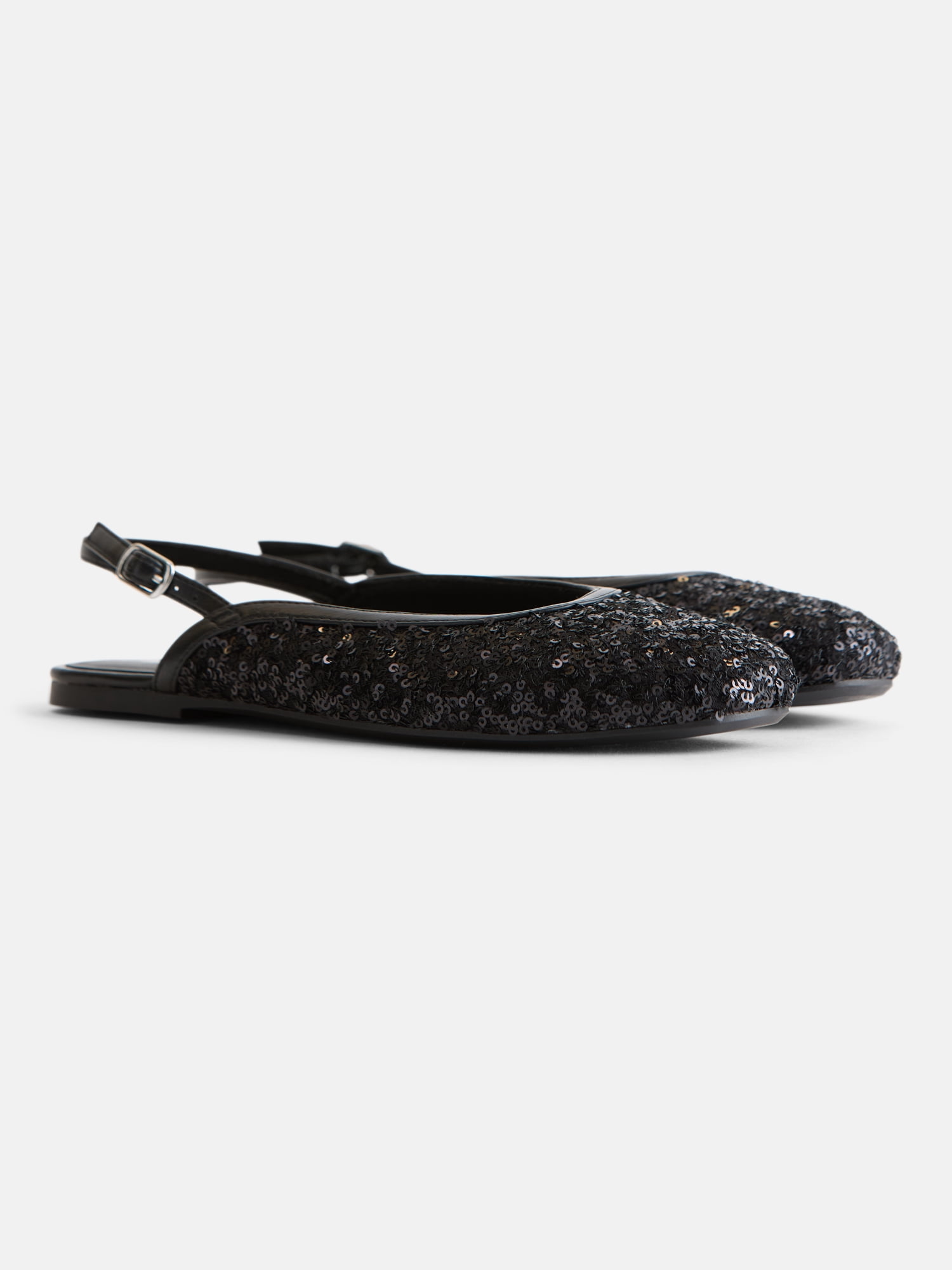 Weekend Academy Girls Sparkly Slingback Flats