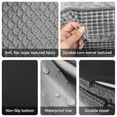 thumbnail image 6 of Orthopedic Dog Beds Large Sized Dog XL Egg-Crate Memory Foam Pet Couch Bed with Bolster Sides Waterproof Lining Removable Washable Cover and Non-Slip Bottom Grey, 6 of 7