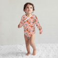 thumbnail image 4 of Xecao Painting Peach Print Baby unisex-baby Cotton Long-sleeve Bodysuits-3 Months, 4 of 6