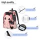 thumbnail image 3 of Easygdp Cute Axolotl Sakura Blossoms B Mochila de Lona Resistente para Laptop, Compatible con Laptops de 15 a 17 pulgadas, Ideal para Escuela, Trabajo y Viajes-Medium, 3 of 5